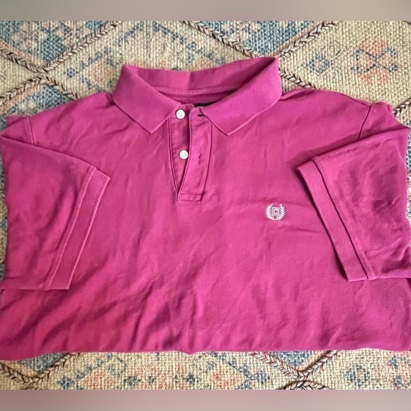 Chaps Other - Chaps magenta short sleeve Polo shirt size L